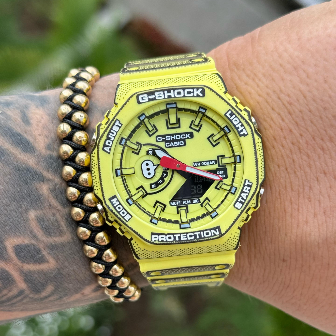 151 G shock gris tablero blanco