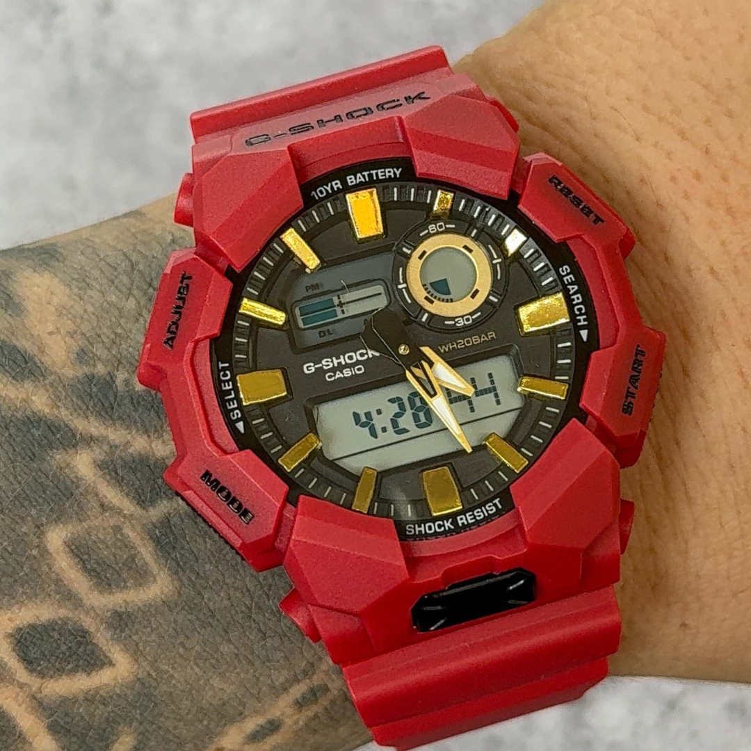 122 G shock nueva colección 2025 rojo
