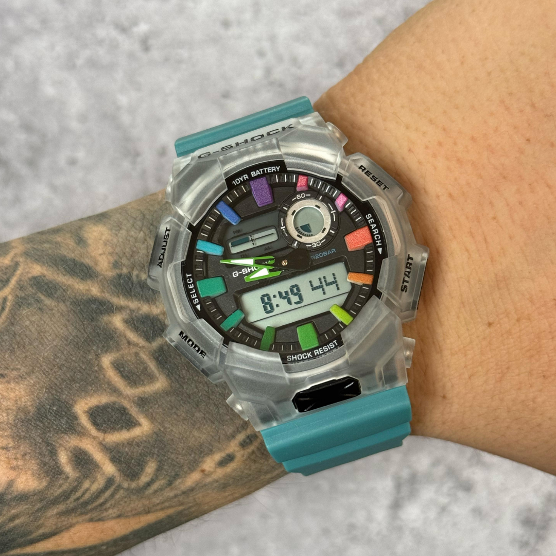 114 G shock nueva colección 2025 azul claro