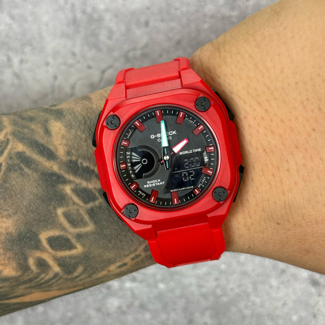 110 G shock nueva colección 2025 rojo