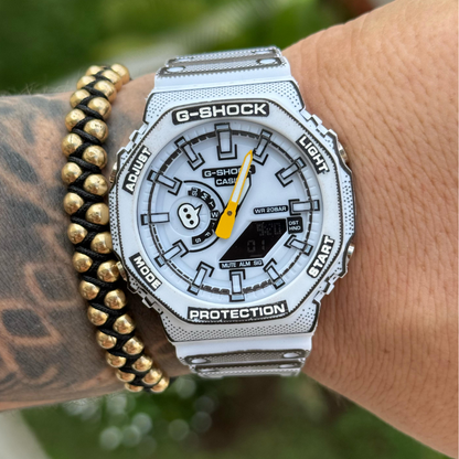 128 G shock Blanco Negro
