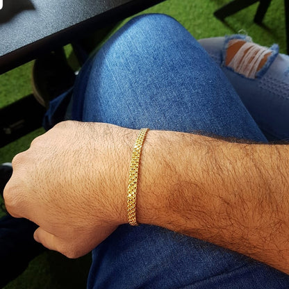 PULSERA TEJIDO CHINO DOBLE CARRIL 20 CM